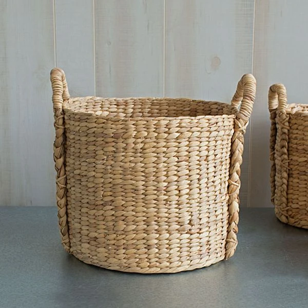 Water Hyacinth Basket, Large 3 Water Hyacinth Basket, Large