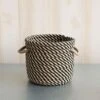 Black & Tan Rope Basket, Small -Planticaa Sales Store x600 15926