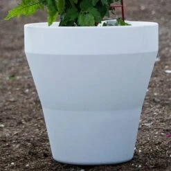 Sausalito Self-Watering Container, White 8 Sausalito Self-Watering Container, White -Planticaa Sales Store x600 17132